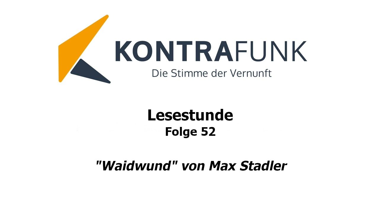 Lesestunde - Folge 52: „Waidwund“ von Max Stadler