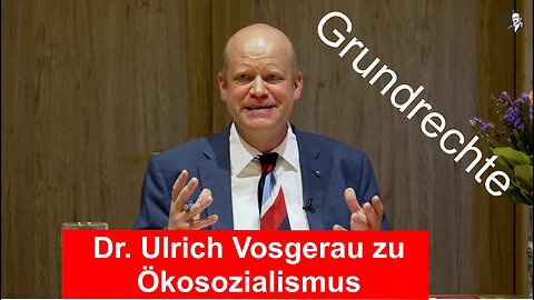 Öko-Sozialismus durch gerichtlichen Klimaschutz und EU Planwirtschaft -Dr. Ulrich Vosgerau