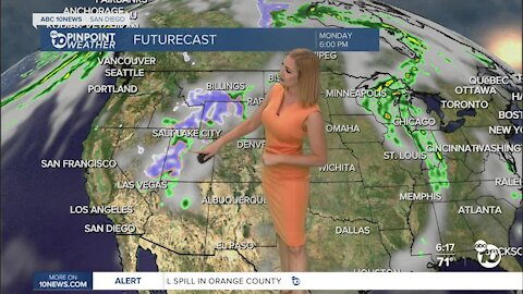 ABC 10News Pinpoint Weather with Meteorologist Leah Pezzetti