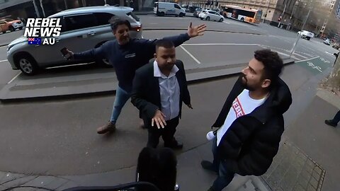 Syrian man CONFRONTS Avi Yemini on the street in Melbourne