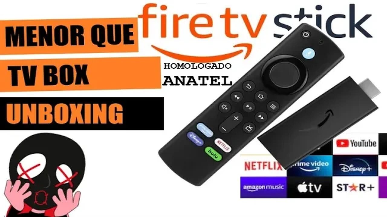 UNBOXING DO AMAZON FIRE TV STICK LITE! MELHOR QUE TV BOX
