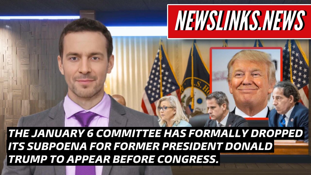 The January 6 Committee has formally dropped its subpoena for former President Donald Trump