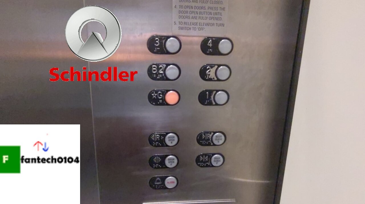 Schindler Hydraulic Elevator @ Mall at Short Hills Teal Parking Garage - Millburn, New Jersey