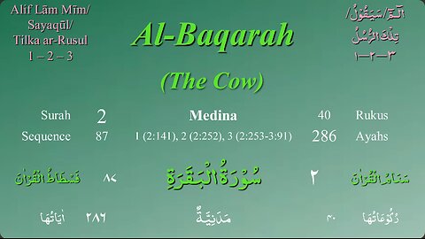 002 Surah Al Baqara by Mishary Al Afasy (iRecite)