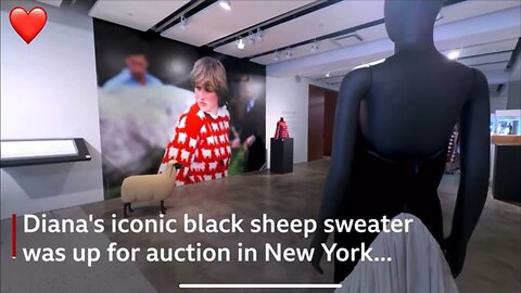 Princess Diana’s Black Sheep Sweater Sold for £920000