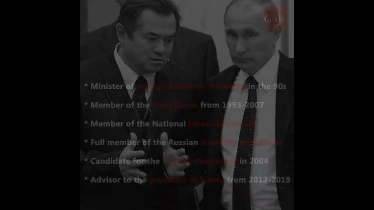 Sergei Glazyev on the new global monetary system