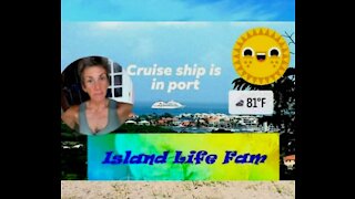 The Cruise Ship Has Arrived | Island Life Fam | Saint Lucia | Atlantic Ocean | Caribbean