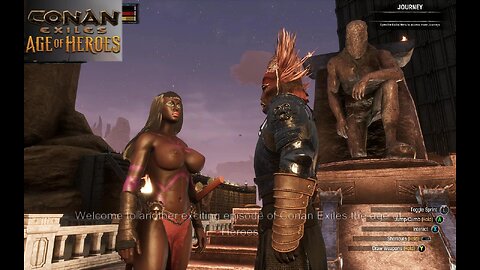 Conan Exiles farming barkeeper in cages busty Boobs breast expansion huge tits #conanexiles