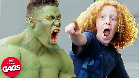 Hulk Defends Bullied Kids - Just For Laughs Gags