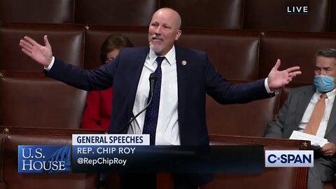Chip Roy Floor Floor Speech - Where Is Speaker Pelosi?