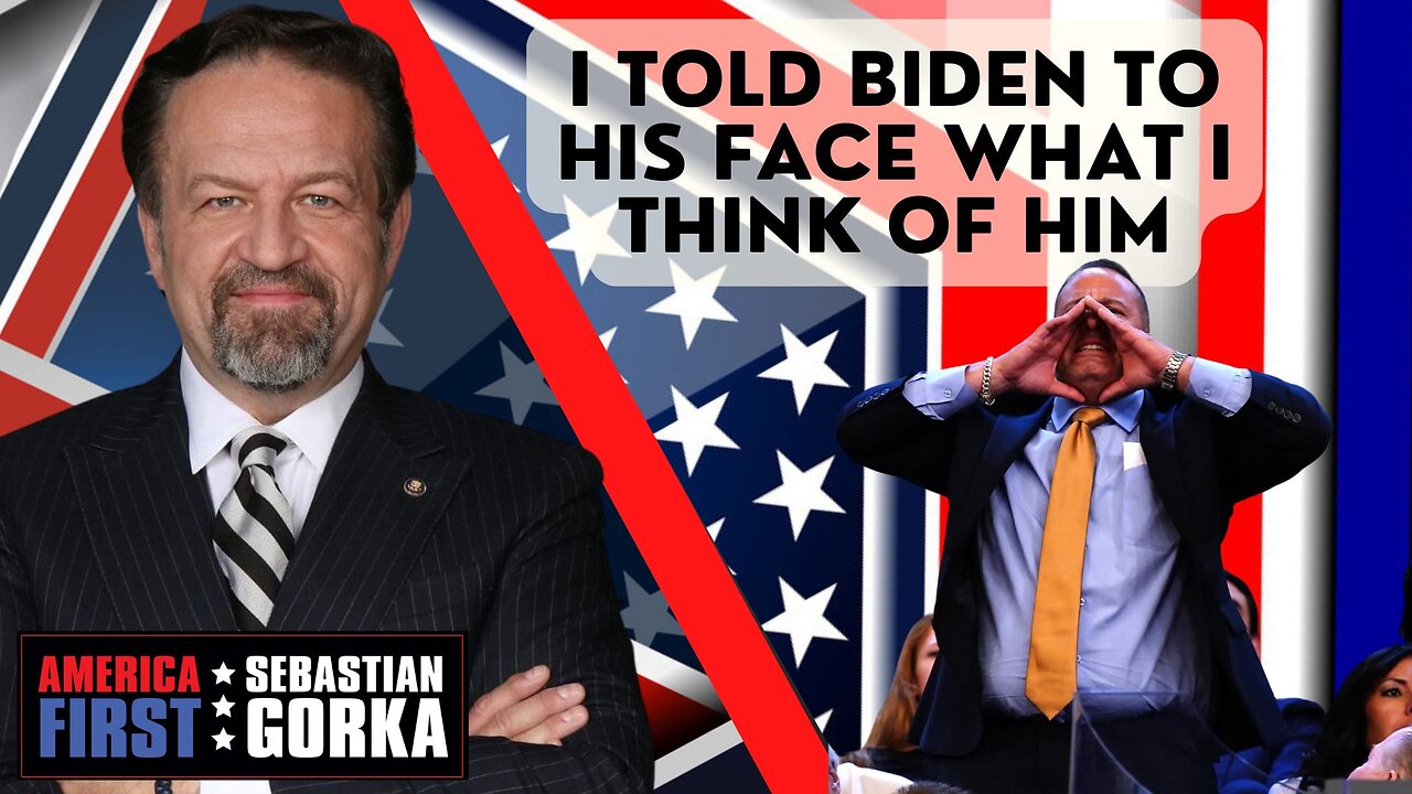I told Biden to his face what I think of him. Gold Star father Steven Nikoui with Dr. Gorka