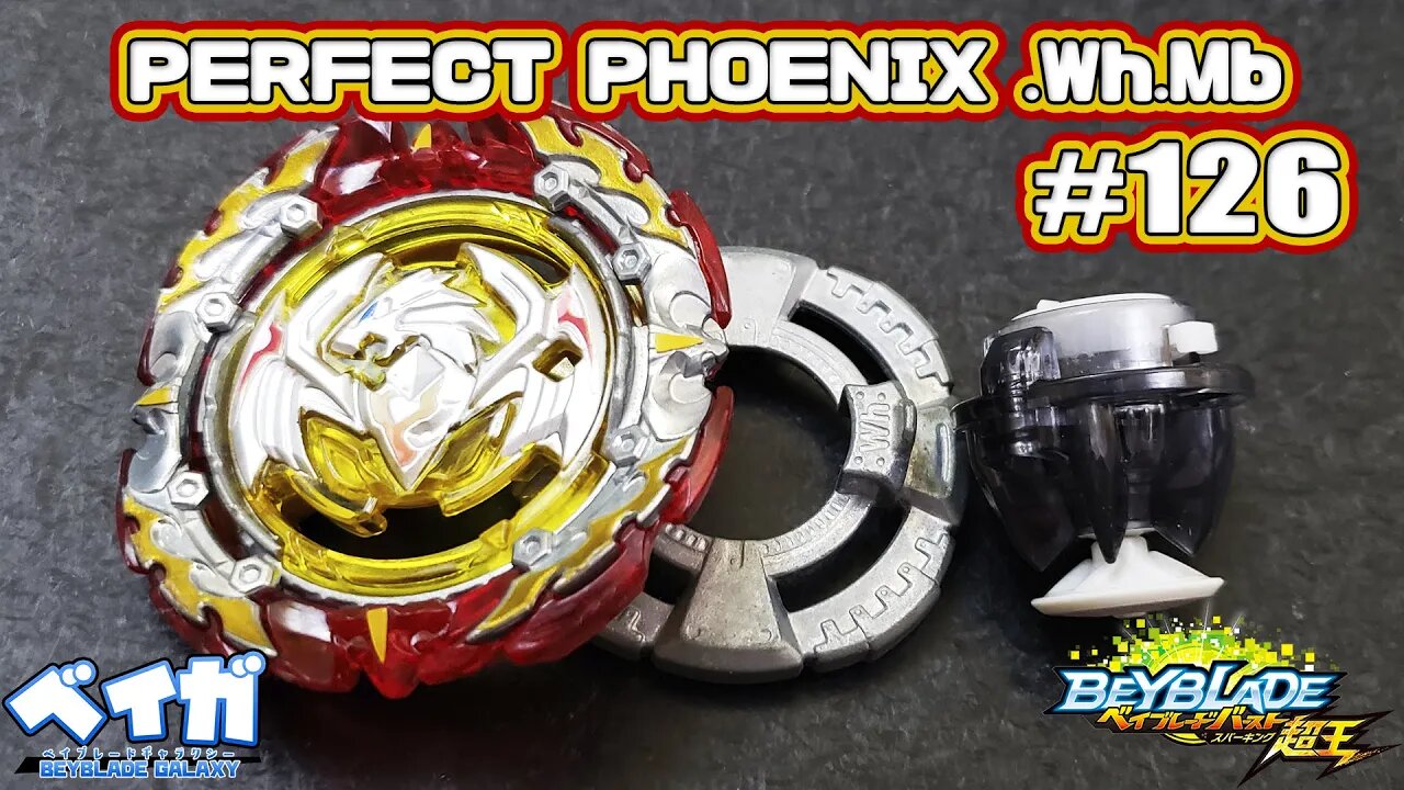 Testando combo 126 - PERFECT PHOENIX .Wh.Mb vs 3 combos - Beyblade Burst ベイブレードバースト