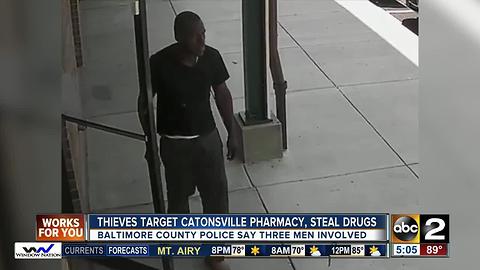 Caught on cam: Three thieves rob Catonsville pharmacy