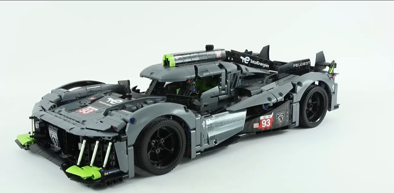 LEGO TECHNIC 42156 PEUGEOT 9X8 24H Le Mans Hybrid Speed Build - Brick Builder