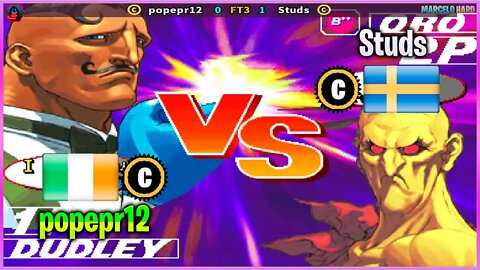 Street Fighter III 3rd Strike (popepr12 Vs. Studs) [Ireland Vs. Sweden]