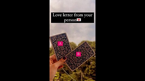 Love letter from your person