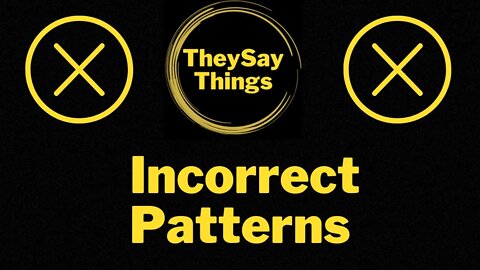 Joe Rogan's Incorrect Patterns