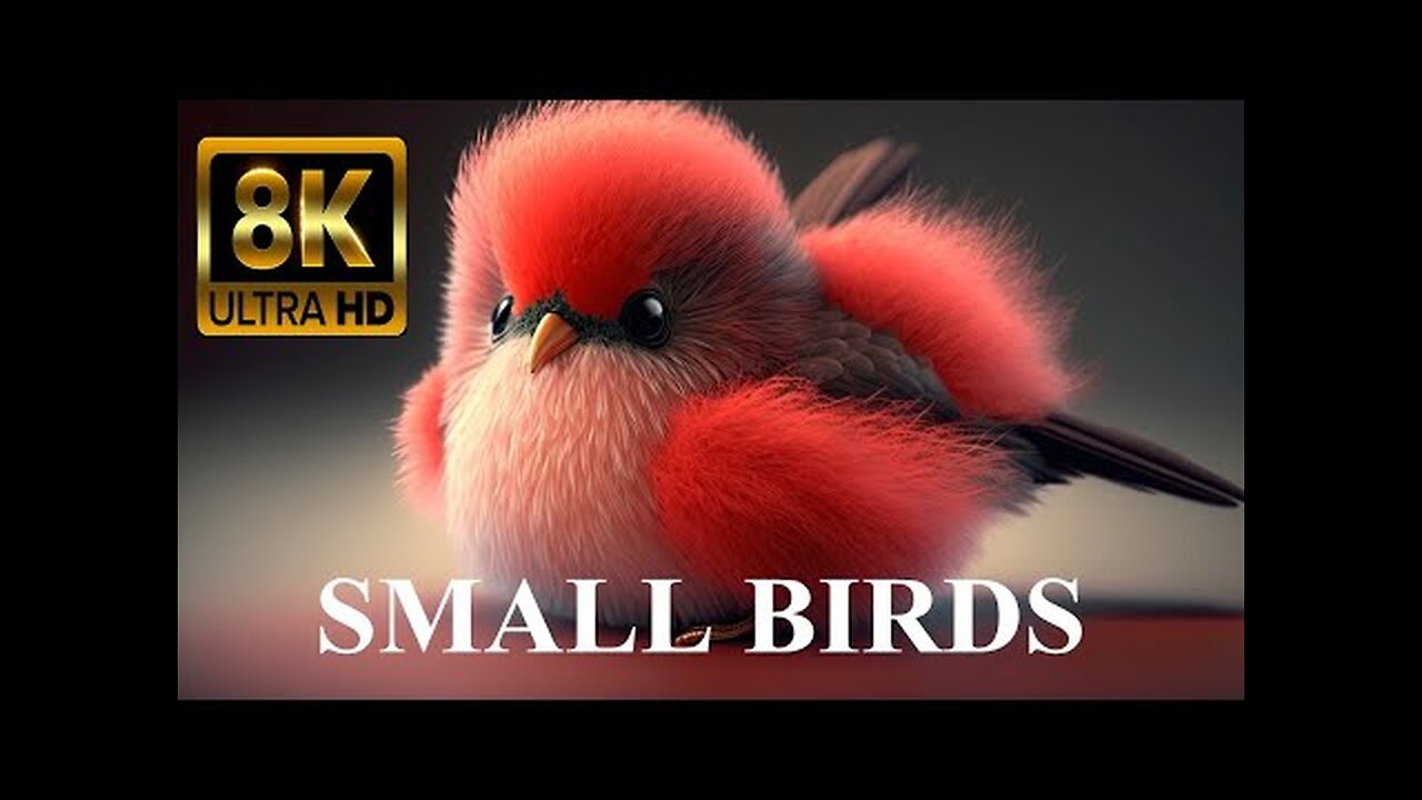 Small BIRDS 8K ULTRA HD with Names and Sounds