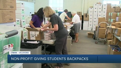 Nonprofit getting backpacks to students