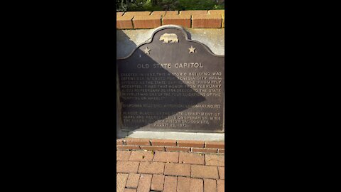 CA Old State Capital Plaque