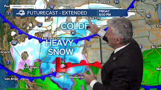 Monday, December 27, 2021 evening forecast