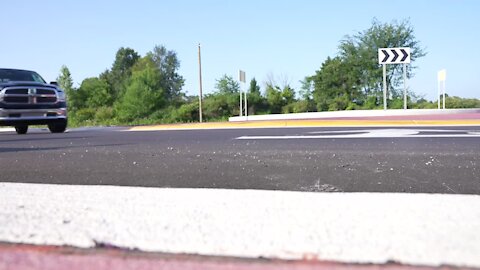 Construction on the new roundabout on M-43 in Grand Ledge is complete