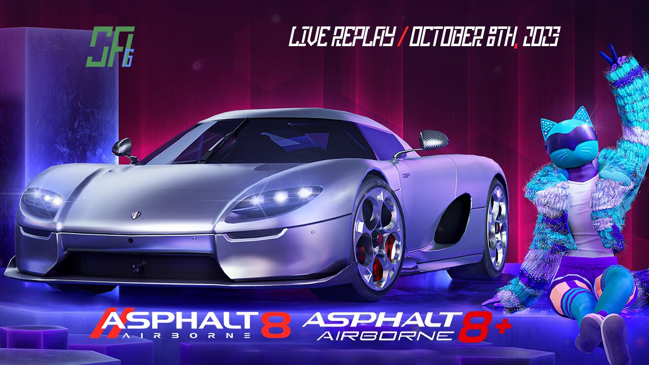 [Asphalt 8: Airborne] Normally and A8 Plus (Apple Arcade) | Live Replay | October 8th, 2023 (UTC+08)