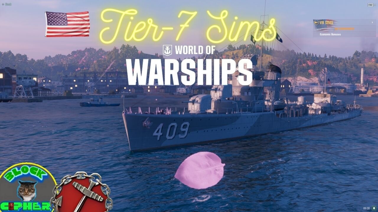 world of warships T7 Cruiser Sims