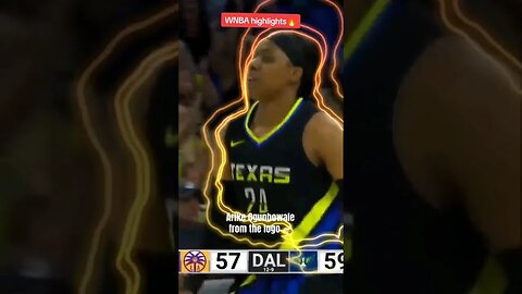 Arike from the LOGO🎯🔥🥶 #wnba #freestylerap #dallaswings