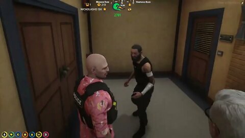 Mr K takes down Baas in MRPD and THIS happens.. - GTA RP NoPixel