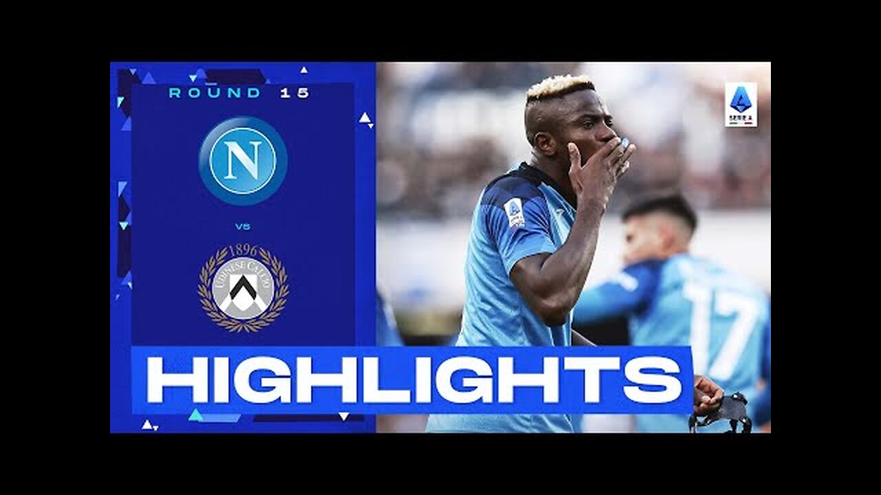 Napoli vs Udinese Highlight 12/11/2022