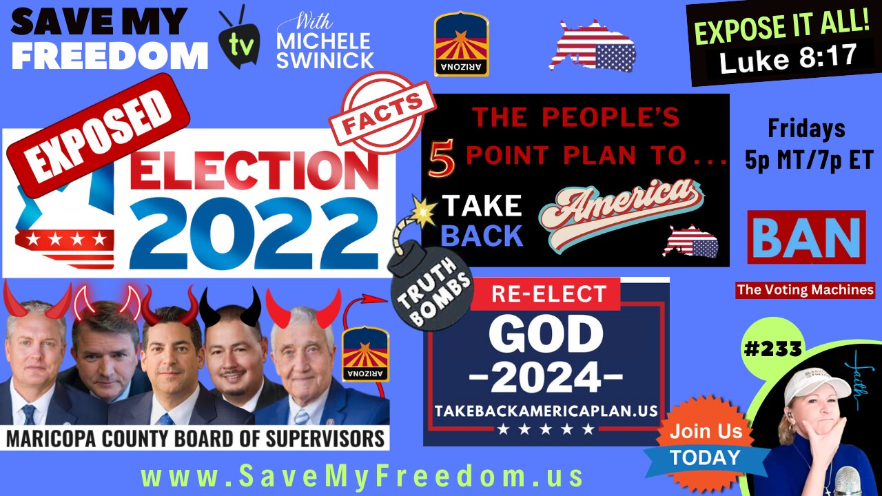 Exposing The REAL Election FRAUD of Nov 8th 2022 & The CORRUPT System - NEVER Seen Before Evidence! Re-Electing God 2024 & How To Finally WIN With The People's 5 Point Plan To TAKE BACK AMERICA NOW!