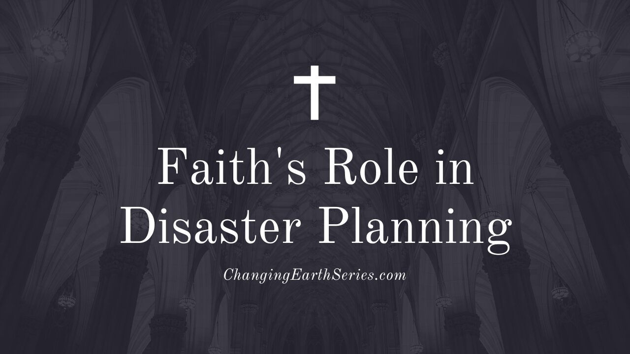 Faith's Role in Disaster Planning