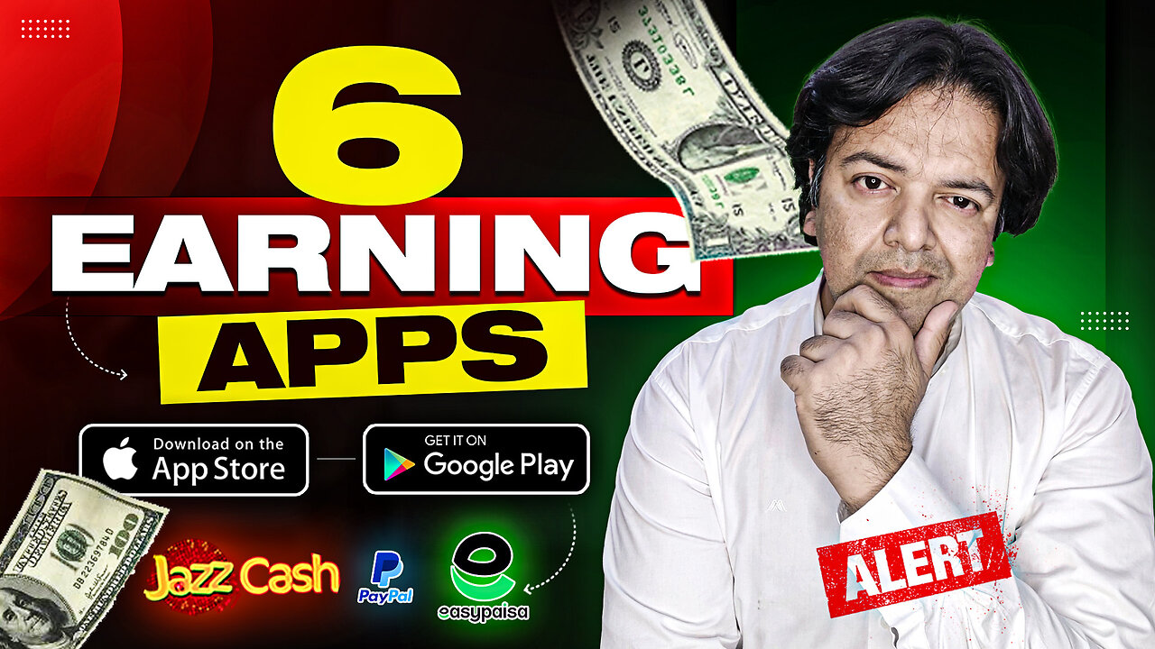 6 Online Earning Apps | Earn Money Online In Pakistan without Investment | Anjum Iqbal 📱