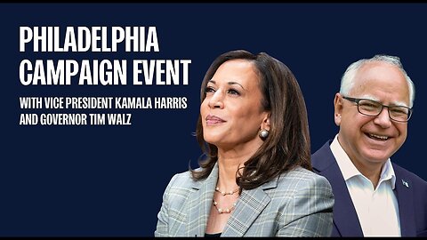 Philadelphia Rally with Vice President Kamala Harris and Governor Tim Walz