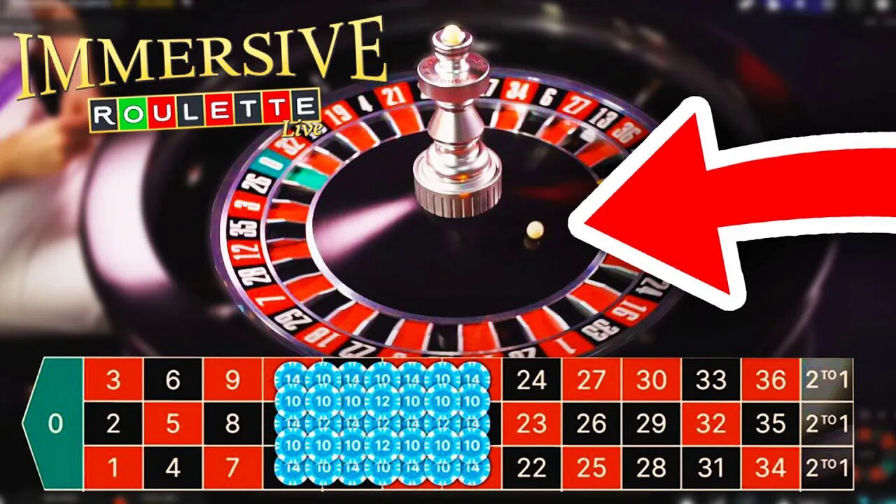 INSANE HIGHROLLER BETS ON IMMERSIVE ROULETTE!