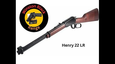 Henry 22 lever action table top & shoot. short video