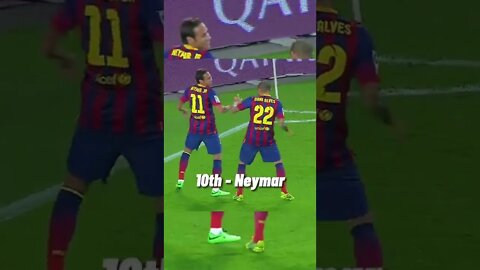 Top 10 GOALS - Neymar x Bale