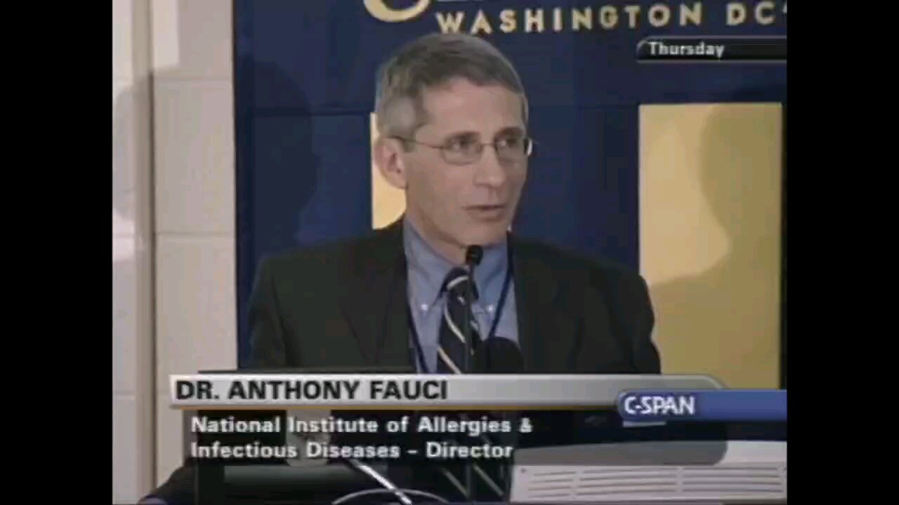 In Dec. 2002, Dr. Anthony Fauci described how the distinction between "bioweapons" and "biodefense"