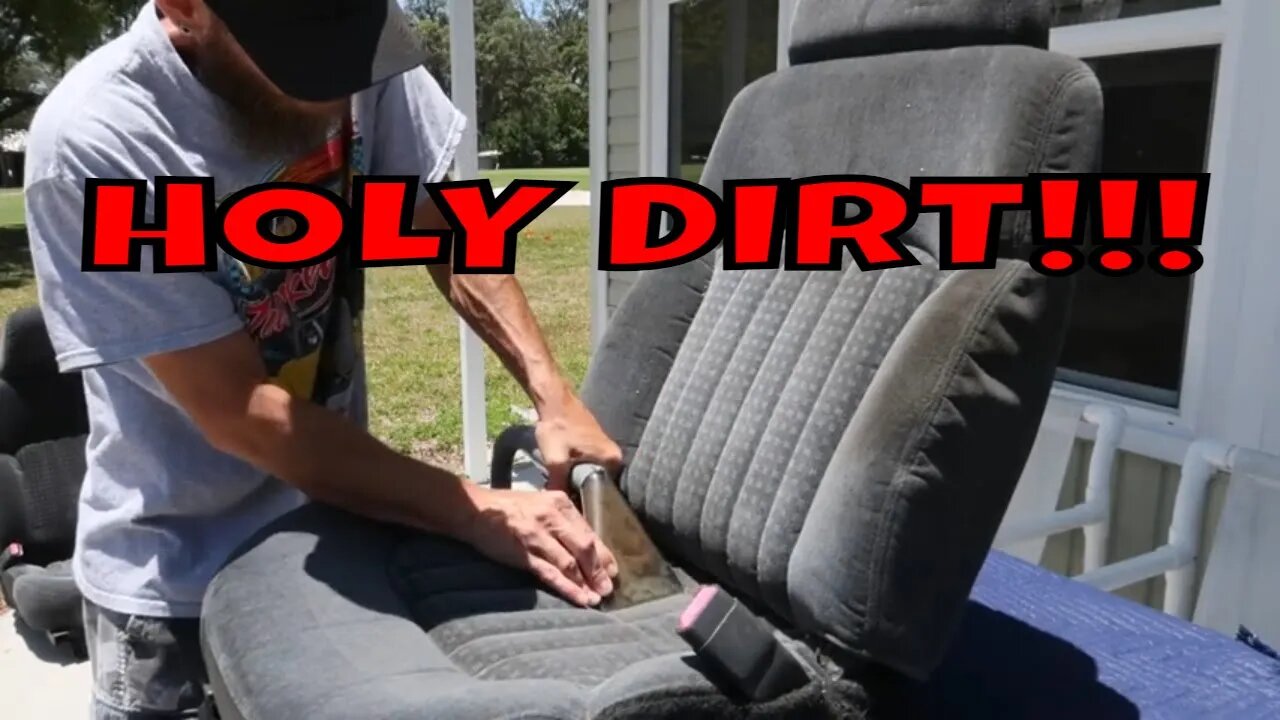 CLEANING OUR JUNKYARD CHEVY S-10 SEATS