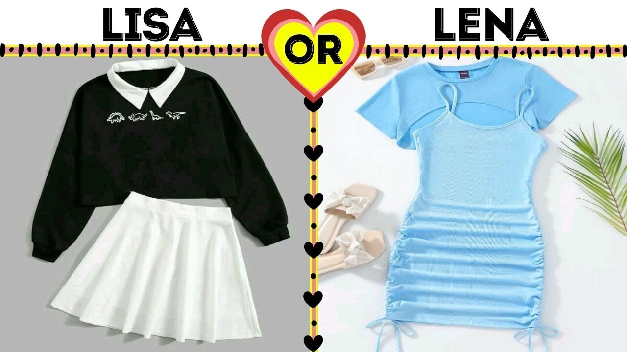 LISA OR LENA 🌟 [FASHION] ♥ #lisa #lisaandlena #lena #lisaorlena #lisalena