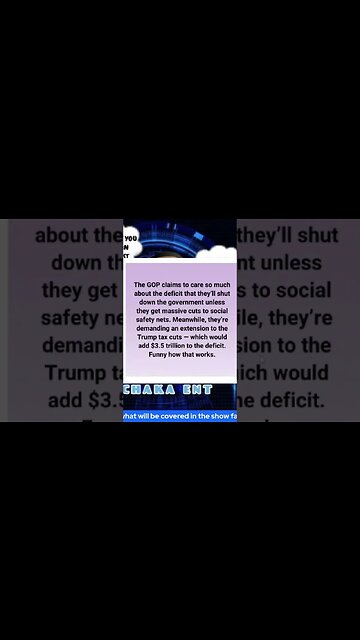 Don’t care about the deficit