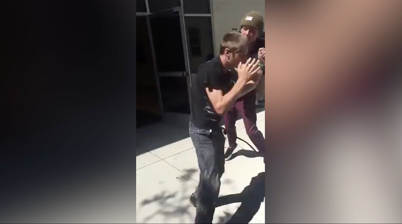 Bully Beating Blind Kid Gets Instant Karma