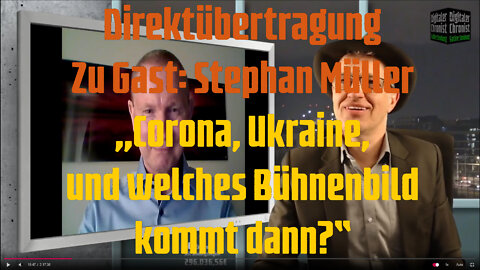 06.03.22 DC am Abend - Zu Gast: Stephan Müller „Corona, Ukraine, und welches Bühnenbild kommt dann?“