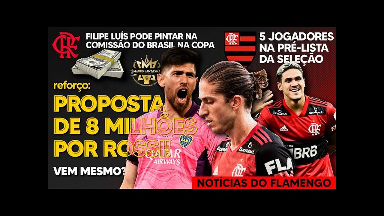 REFORÇO: BOCA CONFIRMA PROPOSTA DO FLAMENGO POR GOLEIRO ROSSI! TITULAR PODE IR PRA COMISSÃO NA COPA