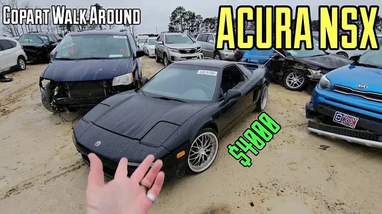 Copart Walk Around Acura NSX Dirt Cheap, Pontiac G8, Porsche and more