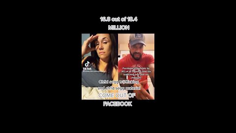 16.8 million out of 19.4 million child trafficking came out of Facebook