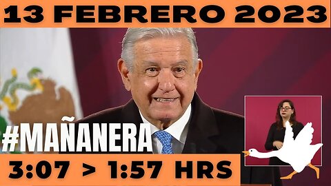 💩🐣👶 #AMLITO | Mañanera Lunes 13 de Febrero 2023 | El gansito veloz de 3:07 a 1:57.