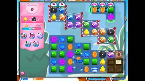 Candy Crush Level 3828 Talkthrough, 23 Moves 0 Boosters