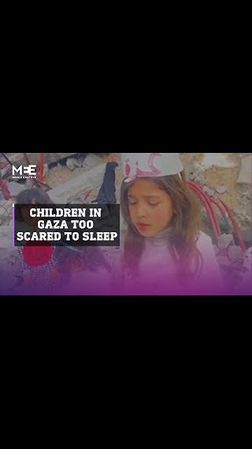 Young girl from Gaza: “For God sake, stop the war. Just one day for us to sleep”